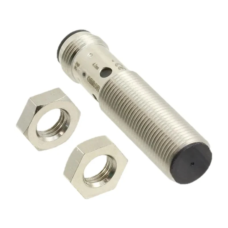 Omron Threaded Barrel Inductive Proximity Sensor M12 NPN 24V dc 4mm Detection 200mA E2B-M12KS04-M1-C1