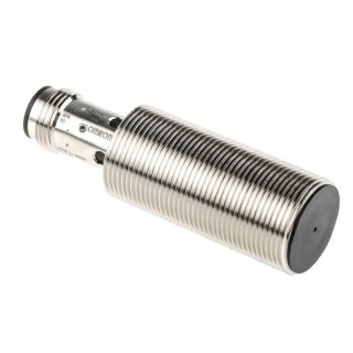 Omron Threaded Barrel Inductive Proximity Sensor M18 8mm Detection Range 24V DC 200mA Output NPN E2B-M18KS08-M1-C1