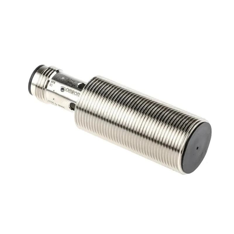 Omron Threaded Barrel Inductive Proximity Sensor M18 8mm Detection Range 24V DC 200mA Output NPN E2B-M18KS08-M1-C1