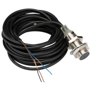 Omron Threaded Barrel Inductive Proximity Sensor M18 8mm Detection Range PNP Output 24V DC 200mA E2B-M18KS08-WP-B1 5M