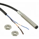Omron Threaded Barrel Inductive Proximity Sensor M8 x 1 Stainless Steel Housing PNP Output 24V DC 200 mA E2B-S08LS02-WP-B1 2M