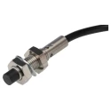 Omron Threaded Barrel Inductive Proximity Sensor M8 Stainless Steel Housing IP67 24V DC 4mm Detection E2B-S08KN04-WP-C1 2M