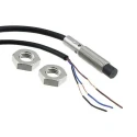 Omron Threaded Barrel Inductive Proximity Sensor M8 Stainless Steel Housing IP67 24V DC 4mm Detection E2B-S08KN04-WP-C1 2M