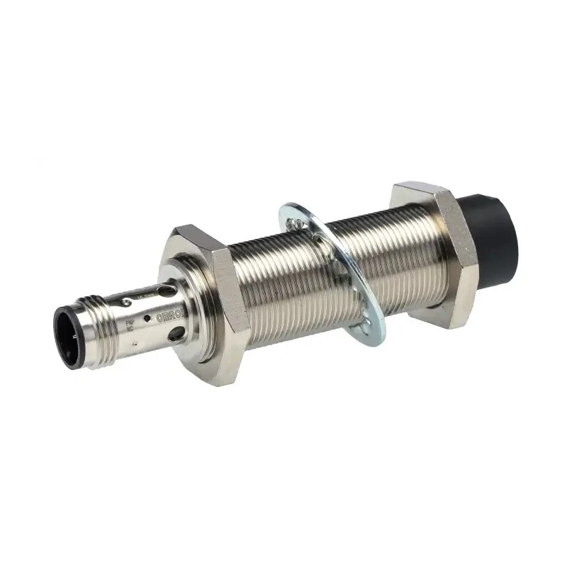 Omron Threaded Barrel Inductive Proximity Sensor, M18 PNP Output, 24 V DC Supply, 16 mm Detection Range E2B-M18LN16-M1-B2
