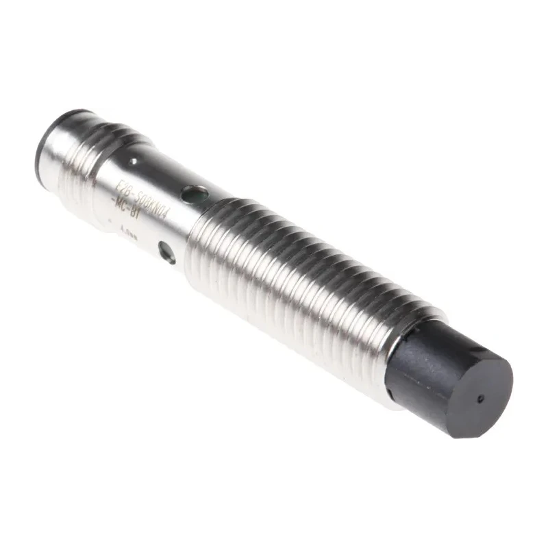 Omron Threaded Barrel Inductive Proximity Sensor M8 x 1 24V DC 4mm Detection PNP Output Stainless Steel E2B-S08KN04-MC-B1