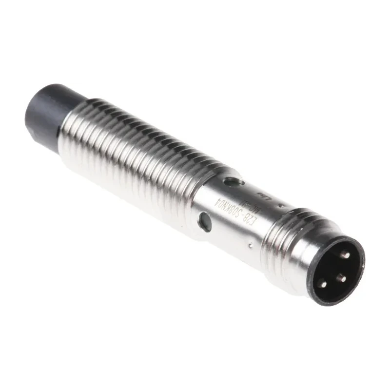 Omron Threaded Barrel Inductive Proximity Sensor M8 x 1 24V DC 4mm Detection PNP Output Stainless Steel E2B-S08KN04-MC-B1