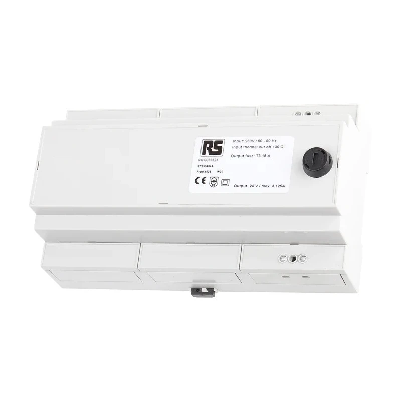 RS PRO 75 VA DIN Rail Transformer, 230 V AC Primary, 24 V AC Secondary, Screw Termination, IEC 61558-2-6, Poland 805-5323