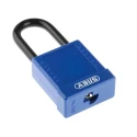 ABUS Key Aluminium Steel Safety Padlock Weatherproof 6.5 mm Shackle Diameter 38mm Width 805-5471