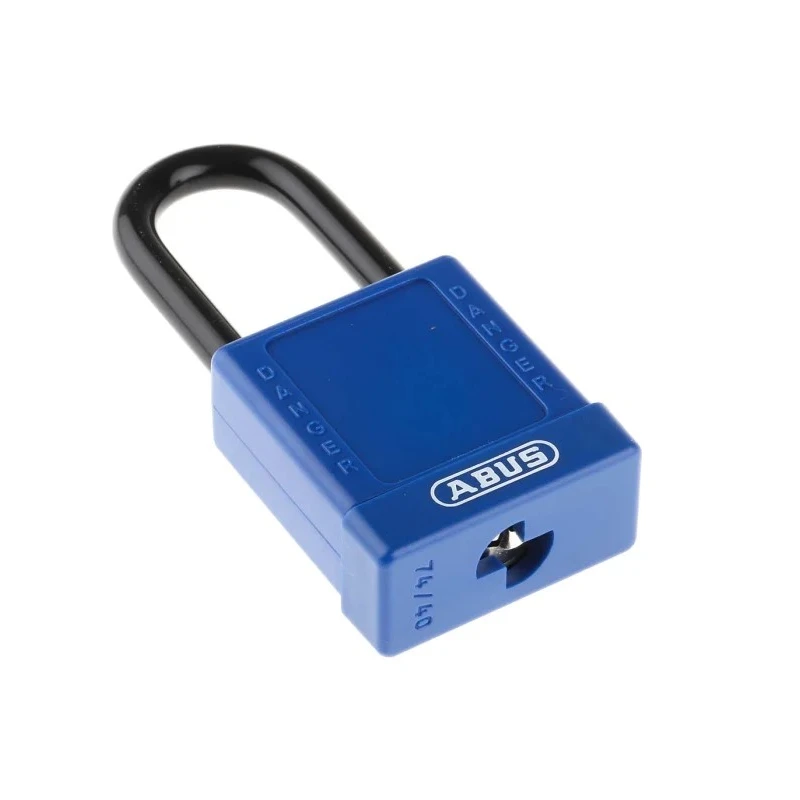 ABUS Key Aluminium Steel Safety Padlock Weatherproof 6.5 mm Shackle Diameter 38mm Width 805-5471