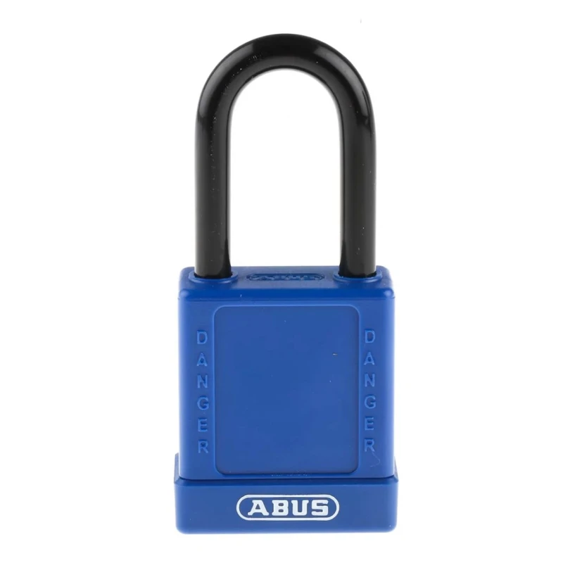 ABUS Key Aluminium Steel Safety Padlock Weatherproof 6.5 mm Shackle Diameter 38mm Width 805-5471