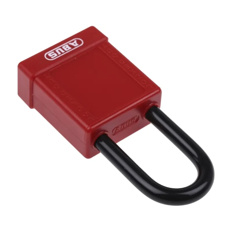 ABUS Steel and Aluminium Weatherproof Keyed Safety Padlock 6.5 mm Shackle Diameter, 38 mm Body 74/40 RED KD