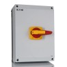 Eaton 3-Pole Surface Mount Isolator Switch, 296A, 45 kW, IP65, Red Handle, 415V AC, DMM Series,
