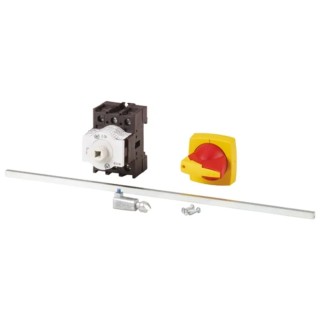 Eaton 3-Pole Panel Mount Isolator Switch IP65, 190A, 1.1 W, Red Handle
