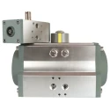 RS PRO Pneumatic 2 Port Valve Actuator Double Acting with Maximum Torque Rating 77.1Nm Model 805-6048
