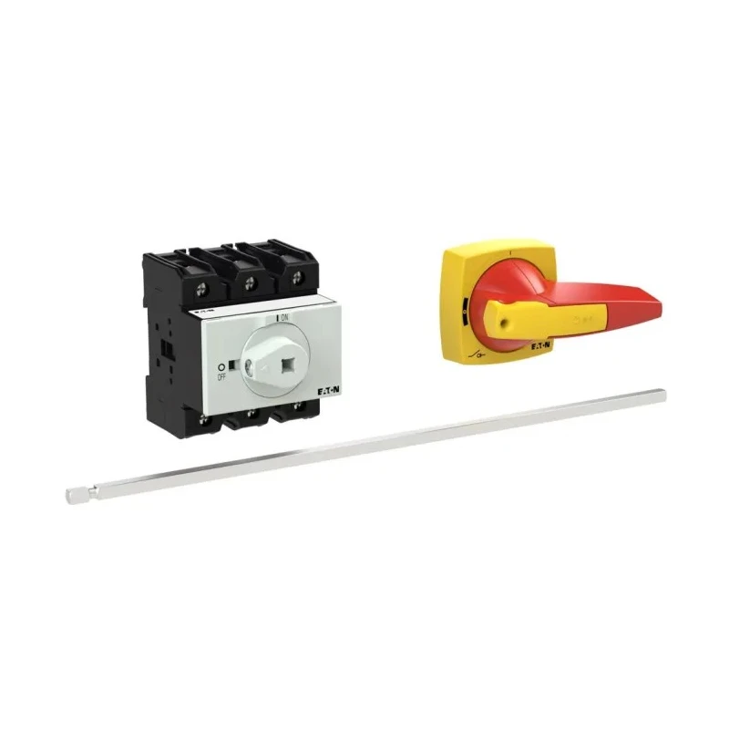 Eaton 3-Pole Rear Isolator Switch, IP65, 100A, 30 kW, 690V AC, Screw Terminal, Red Handle IP65