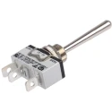 APEM Toggle Switch Panel Mount On-Off-On SPDT Solder Terminal 25 V DC 637h/2-5