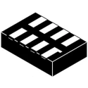 onsemi Logic Level Translator 8-Pin UDFN Dual-Supply Non-Inverting Voltage Translator NLSV2T244MUTAG