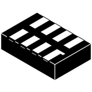 onsemi Logic Level Translator 8-Pin UDFN Dual-Supply Non-Inverting Voltage Translator NLSV2T244MUTAG