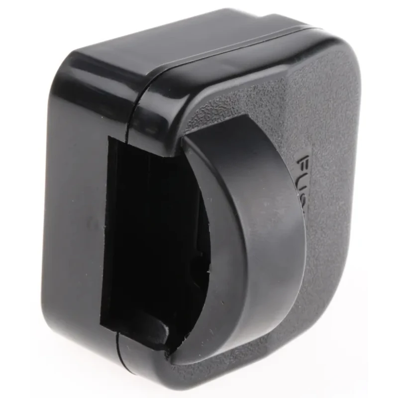 PowerConnections Mains Connector Converter Europe to UK, Non-Earthed Schuko EuroPlug, 13A SCP-BK