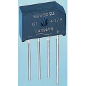 onsemi Bridge Rectifier 200 V 8 A Single Phase 4-Pin Through Hole GBU8D