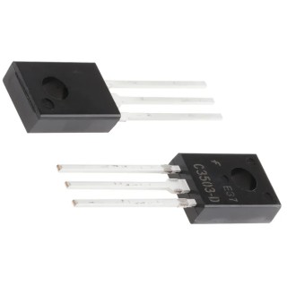 onsemi 100 mA NPN High Voltage Transistor, 300 V, 3-Pin TO-126 KSC3503DSTU