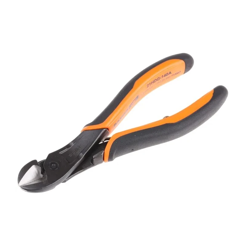 Bahco Heavy Duty Ergonomic Angled Side Cutter with 21mm Jaw Width and 140mm Overall Length 21HDG-140A
