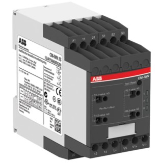 ABB Insulation Monitoring Relay 1, 3 Phase, DPDT, DIN Rail Mount, 240V AC/DC 1SVR750660R0200 CM-IWN.1S