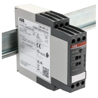 ABB Monitoring Relay 3 Phase 1 Phase SPDT DIN Rail Mount 240V AC 240V DC 1SVR730670R0200 CM-IWS.2S