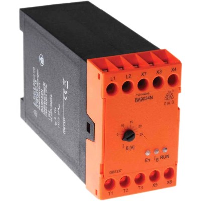 Dold 3 Phase Brake Module 5 VA 400V AC, Automatic Standstill Monitoring, Safety Brake BA9034N 25A AC50/60Hz 400V 2-11s
