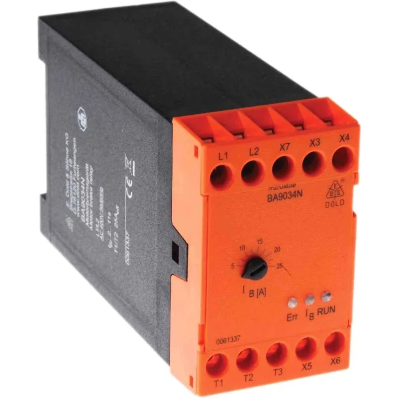 Dold 3 Phase Brake Module 5 VA 400V AC, Automatic Standstill Monitoring, Safety Brake BA9034N 25A AC50/60Hz 400V 2-11s