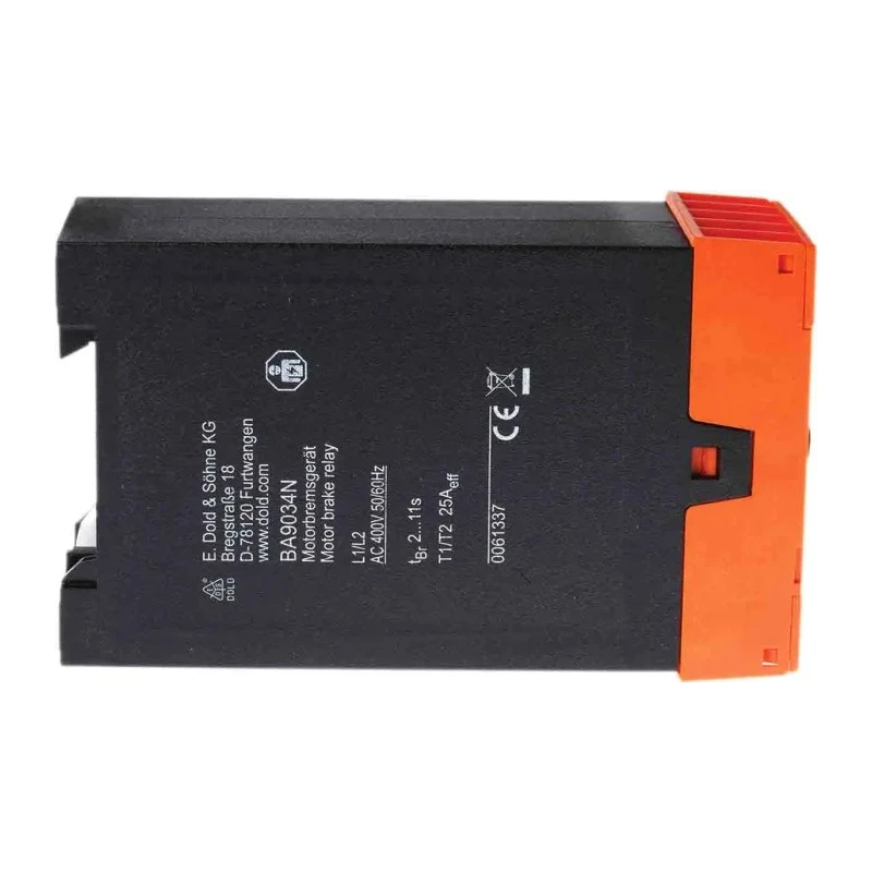 Dold 3 Phase Brake Module 5 VA 400V AC, Automatic Standstill Monitoring, Safety Brake BA9034N 25A AC50/60Hz 400V 2-11s