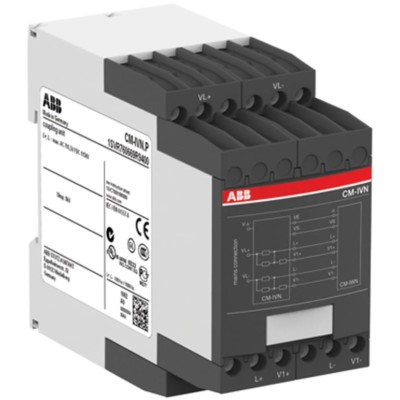 ABB Monitoring Relay 3 Phase DIN Rail Mount Power Consumption 0W CM-IVN 1SVR760669R9400 CM-IVN.P
