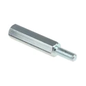 RS PRO M3 Steel Hexagonal Threaded Standoff 20 mm Body 8 mm Stud Zinc Plated 806-6613