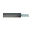 RS PRO M3 Steel Hexagonal Threaded Standoff 20 mm Body 8 mm Stud Zinc Plated 806-6613