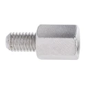 RS PRO M5 Hexagonal Nickel Plated Brass Standoff, 10 mm Body, 8 mm Stud, Male/Female 806-6632