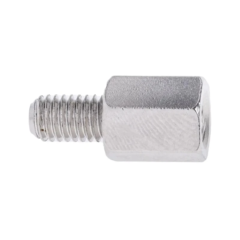 RS PRO M5 Hexagonal Nickel Plated Brass Standoff, 10 mm Body, 8 mm Stud, Male/Female 806-6632