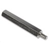 RS PRO M6 Steel Hexagonal Threaded Standoff, 60 mm Body Length, 10 mm Stud Length, Nickel Plated 806-6691