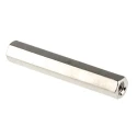 RS PRO Brass Hexagonal Nickel-Plated Standoff M4, 45mm Length, Female/Female Thread 806-6702