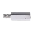 RS PRO M6 Hexagonal Nickel Plated Steel Standoff, 25 mm Body Length, 10 mm Stud Length, Male/Female Thread 806-6676