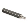 RS PRO Brass Hexagonal Threaded Standoff, M4 Thread Size, 35 mm Body Length, 8 mm Stud, Nickel Finish 806-6736