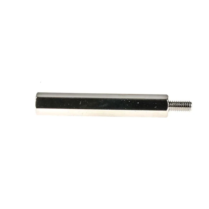 RS PRO M4 Hexagonal Nickel Plated Brass Standoff, 45 mm Body Length, 8 mm Stud, Male/Female Thread 806-6749