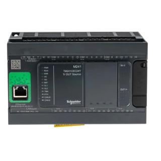 Schneider Electric Modicon M241 Series Programmable Logic Controller CPU 14 Inputs, 10 Transistor Outputs TM241CEC24T