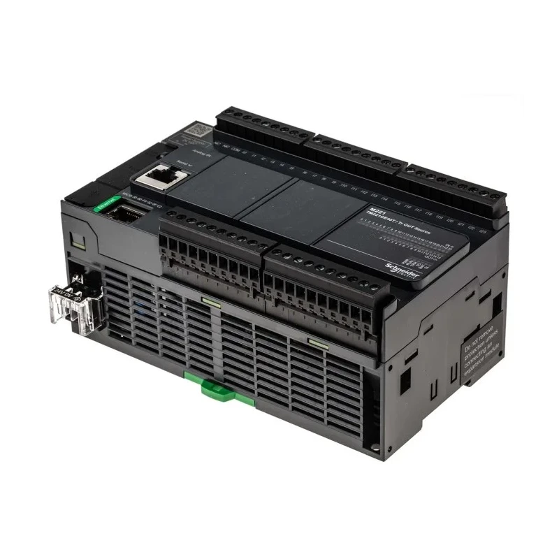 Schneider Electric Modicon TM Series PLC CPU, 24-Input Digital and Analogue Input, 16 Digital Outputs, Panel Mount TM221CE40T