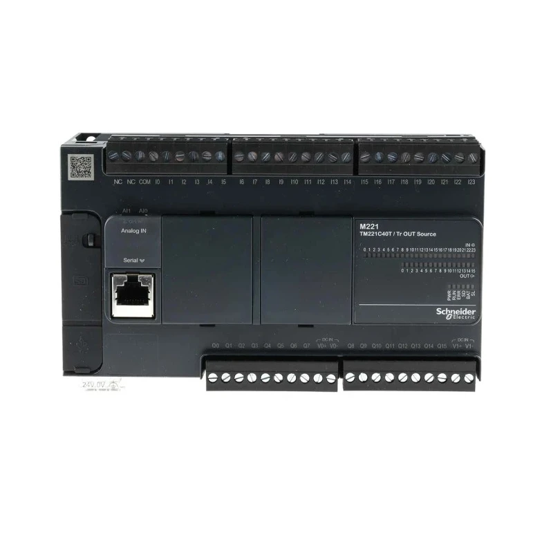 Schneider Electric Modicon TM Series PLC CPU 26 Inputs, Analogue Input, 16 Digital Outputs TM221C40T