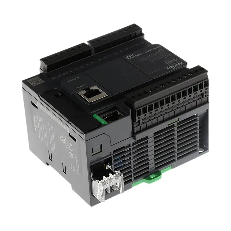 Schneider Electric Modicon M221 Series PLC CPU, 14-Input Analogue Input, 10 Digital Outputs, 500mA Output TM221CE24T