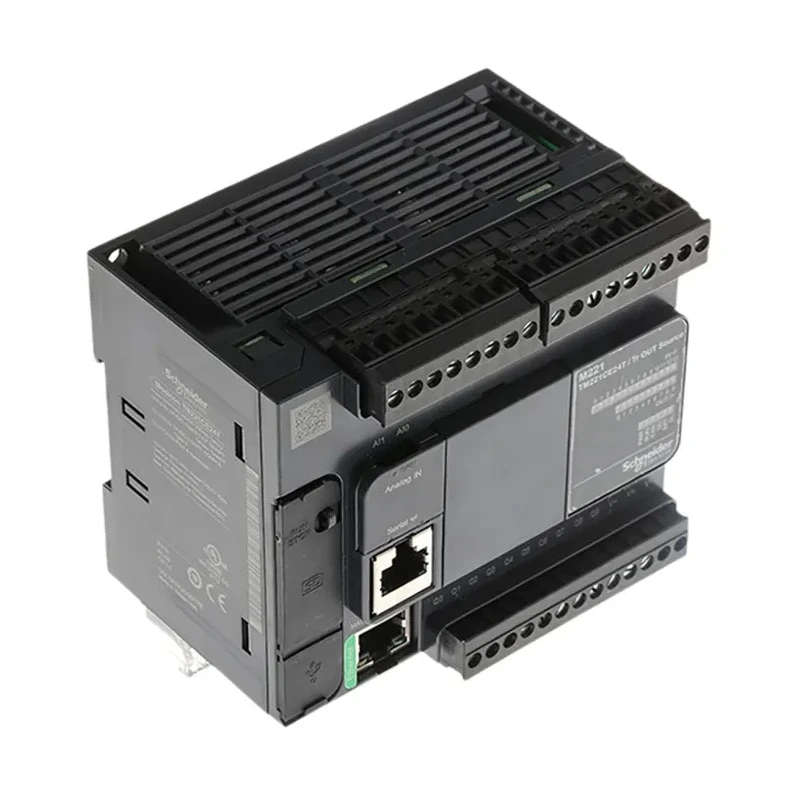 Schneider Electric Modicon M221 Series PLC CPU, 14-Input Analogue Input, 10 Digital Outputs, 500mA Output TM221CE24T