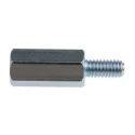 RS PRO M4 Hexagonal Zinc Plated Steel Standoff, 15 mm Body Length, 8 mm Stud Length, Male/Female Threaded 806-6562