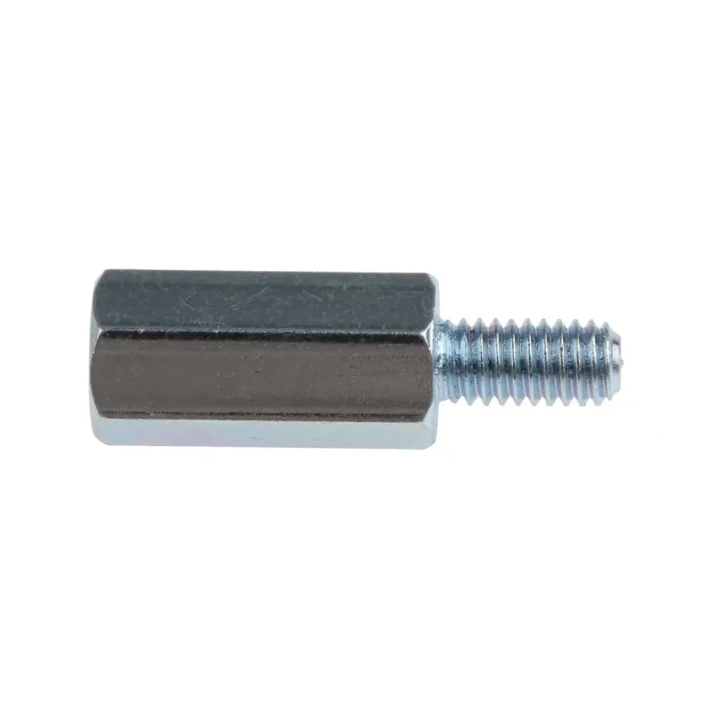 RS PRO M4 Hexagonal Zinc Plated Steel Standoff, 15 mm Body Length, 8 mm Stud Length, Male/Female Threaded 806-6562