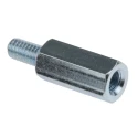 RS PRO M4 Hexagonal Zinc Plated Steel Standoff, 15 mm Body Length, 8 mm Stud Length, Male/Female Threaded 806-6562