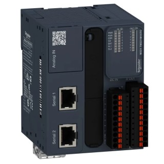 Schneider Electric Modicon TM Series PLC CPU, 1 Input, Analogue Input, 5 Outputs Digital, USB Communication TM221M16TG